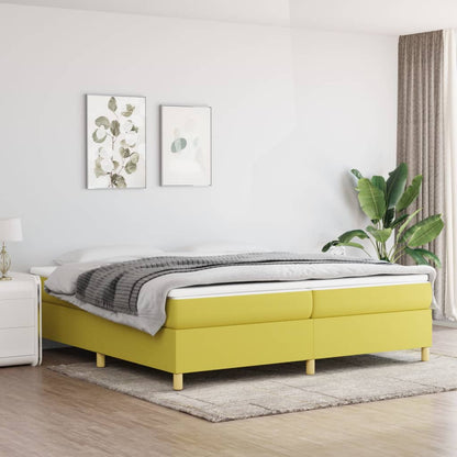 Boxspringbett Mit Matratze Stoff Grün