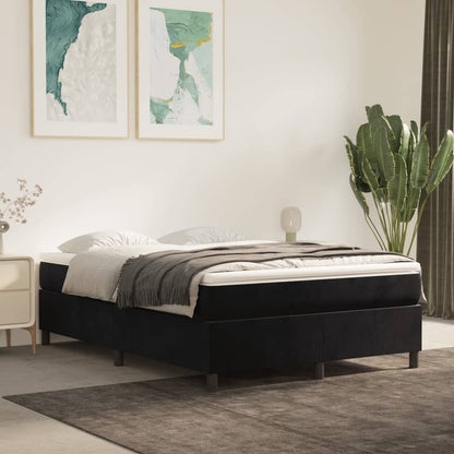 Boxspringbett Mit Matratze Samt Schwarz