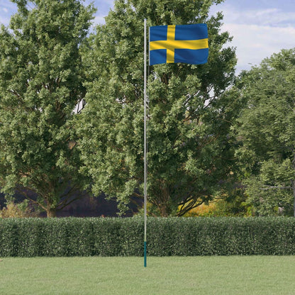 Flagge S Mit Mast 6,23 M Aluminium