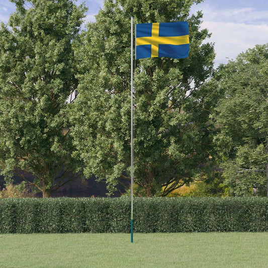 Flagge S Mit Mast 6,23 M Aluminium