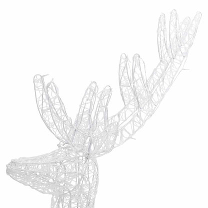 Xxl Rentiere Weihnachtsdekoration Acryl 250 Led 3 Stk. 180 Cm Warmweiß