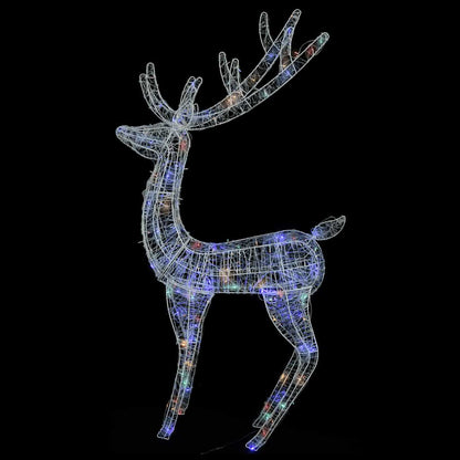 Xxl Rentiere Weihnachtsdekoration Acryl 250 Led 2 Stk. 180 Cm Mehrfarbig