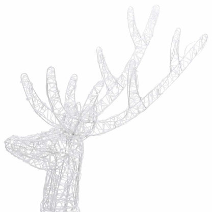 Xxl Rentiere Weihnachtsdekoration Acryl 250 Led 3 Stk. 180 Cm Mehrfarbig