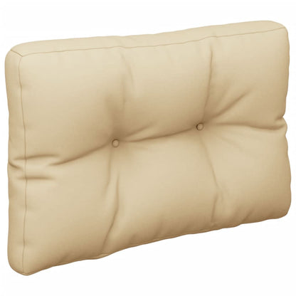 Palettenkissen 2-Tlg. Stoff Beige
