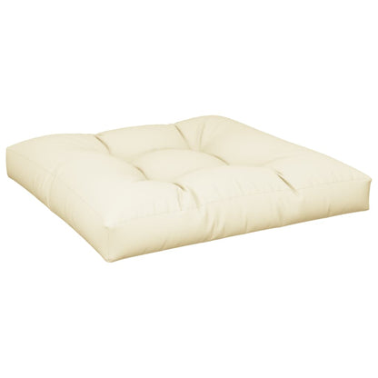 Palettenkissen 2-Tlg. Stoff Creme