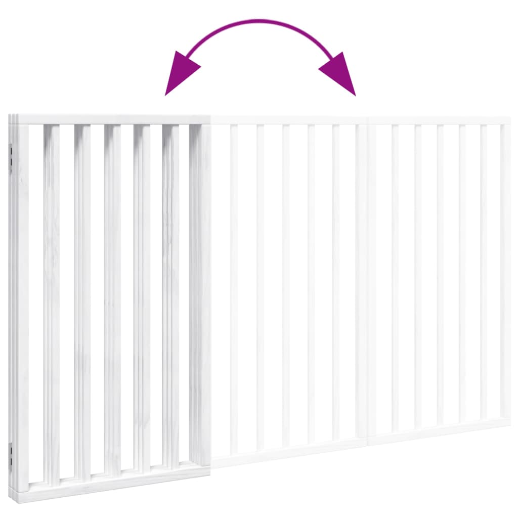 Hundegitter Faltbar 3 Paneele 150 Cm Pappelholz