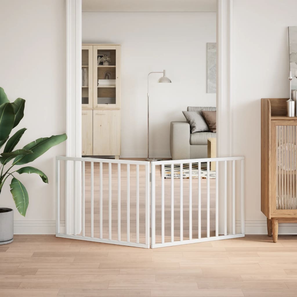 Hundegitter Faltbar 2 Paneele 160 Cm Pappelholz