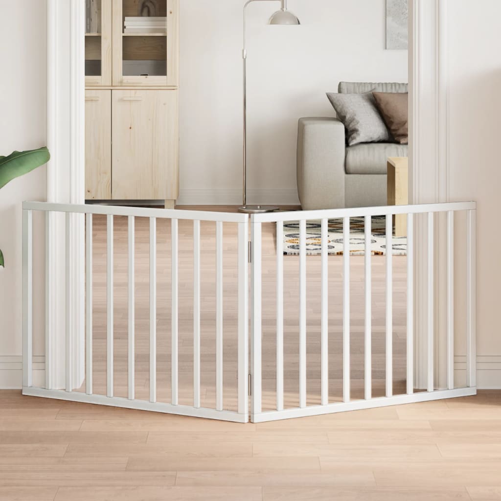 Hundegitter Faltbar 2 Paneele 160 Cm Pappelholz