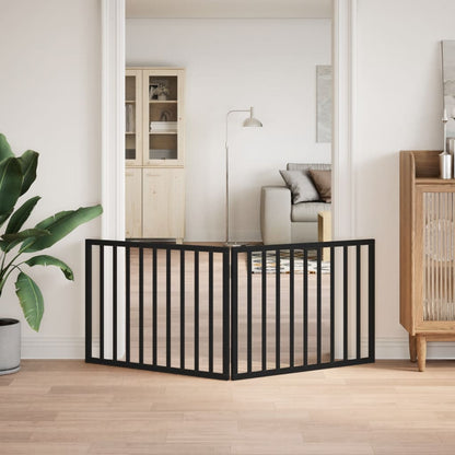 Hundegitter Faltbar 2 Paneele 160 Cm Pappelholz