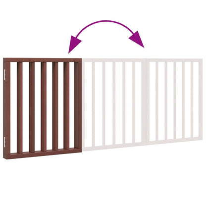 3-Tlg. Hundetor Faltbar 150 Cm Pappelholz