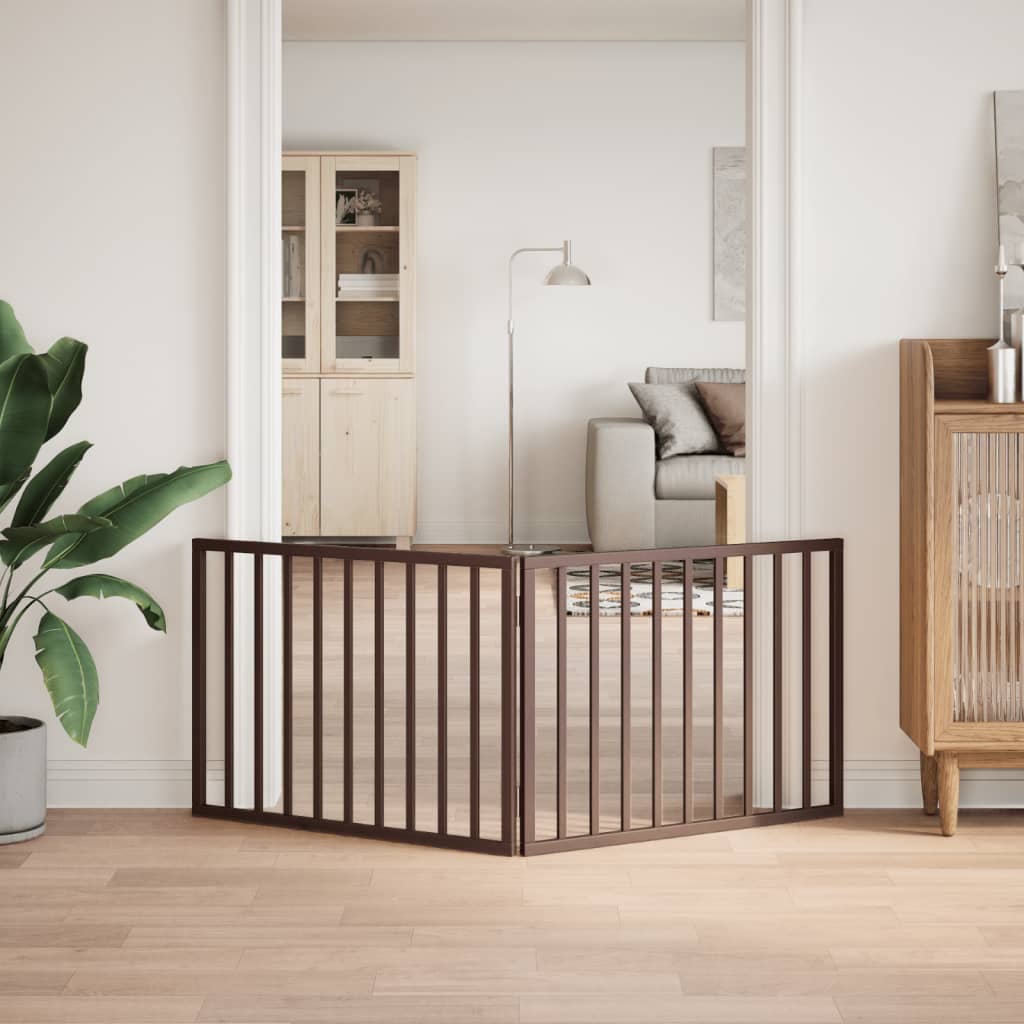 2-Tlg. Hundetor Faltbar 160 Cm Pappelholz