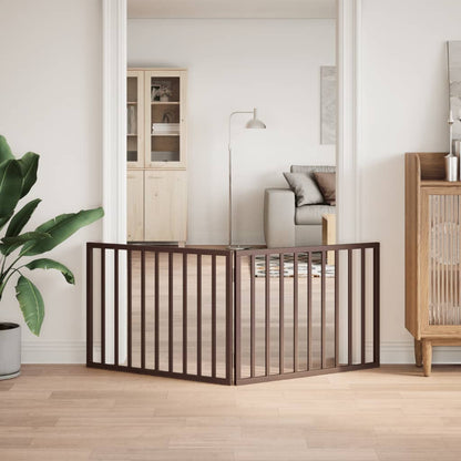 2-Tlg. Hundetor Faltbar 160 Cm Pappelholz