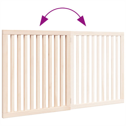 2-Tlg. Hundetor Faltbar 160 Cm Pappelholz