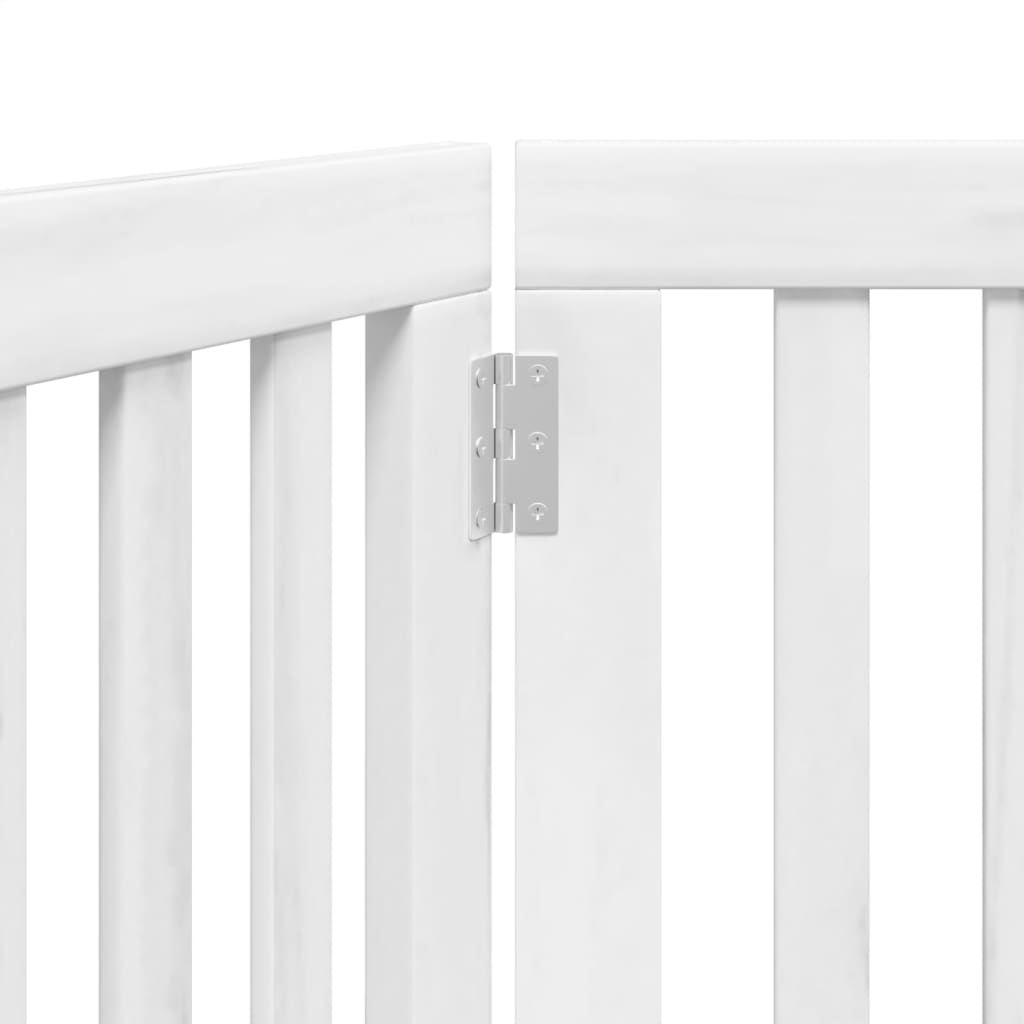 3-Tlg. Hundetor Faltbar 150 Cm Pappelholz