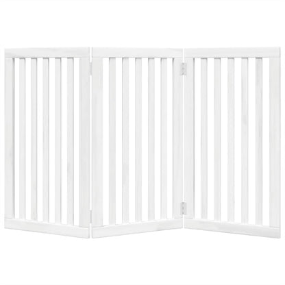 3-Tlg. Hundetor Faltbar 150 Cm Pappelholz