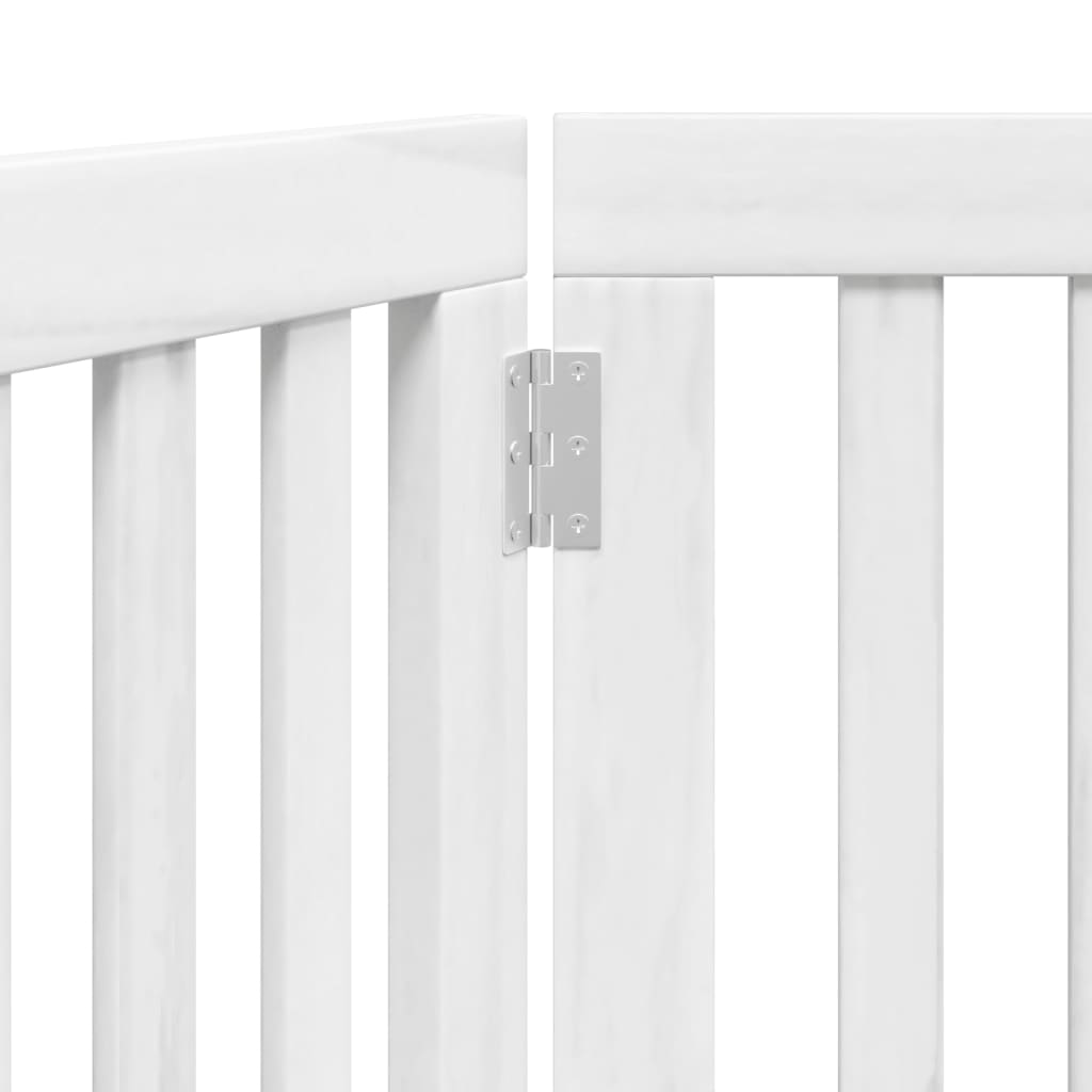 3-Tlg. Hundetor Faltbar 150 Cm Pappelholz