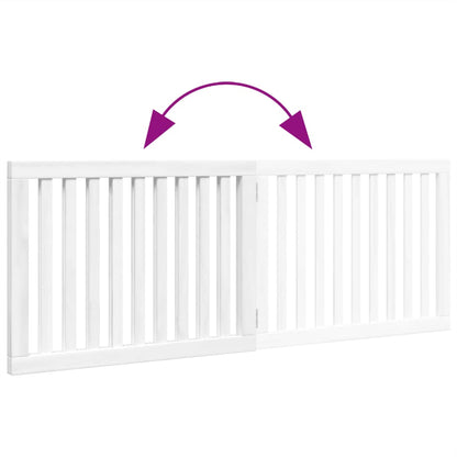 2-Tlg. Hundetor Faltbar 160 Cm Pappelholz