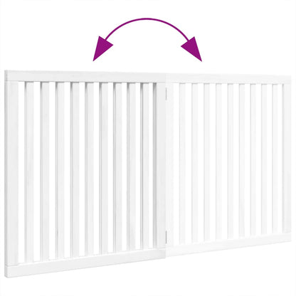 2-Tlg. Hundetor Faltbar 160 Cm Pappelholz