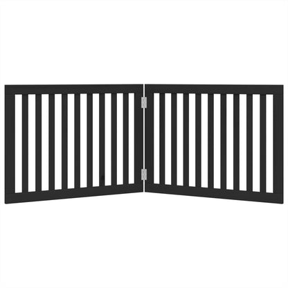 2-Tlg. Hundetor Faltbar 160 Cm Pappelholz