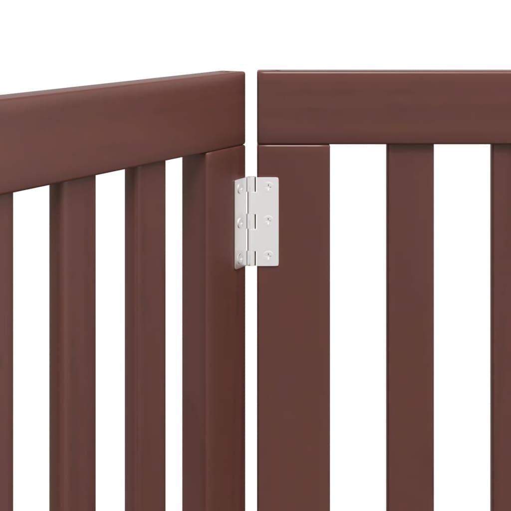 3-Tlg. Hundetor Faltbar 150 Cm Pappelholz