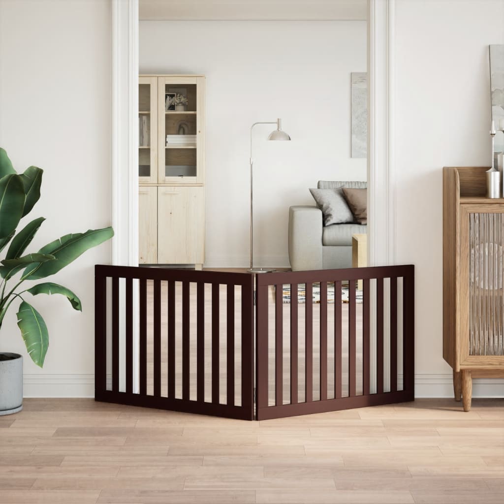 2-Tlg. Hundetor Faltbar 160 Cm Pappelholz