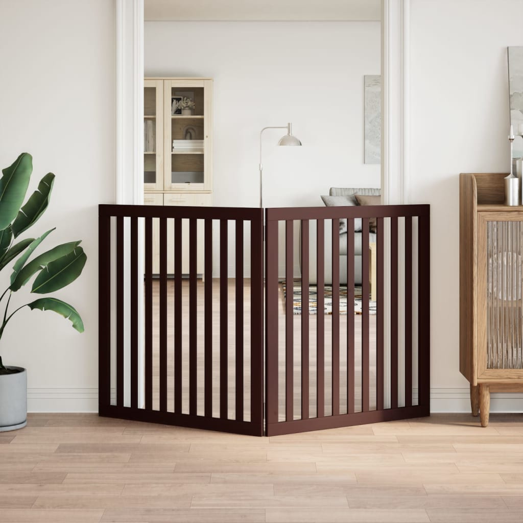 2-Tlg. Hundetor Faltbar 160 Cm Pappelholz