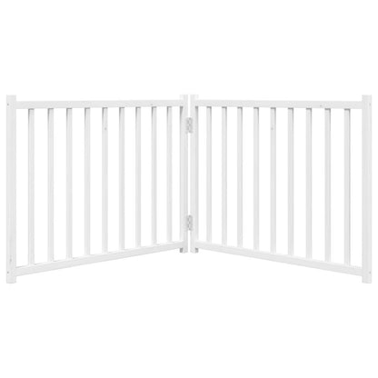 2-Tlg. Hundetor Faltbar 160 Cm Massivholz Tanne