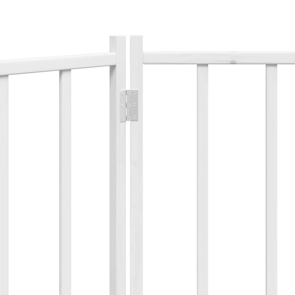 2-Tlg. Hundetor Faltbar 160 Cm Massivholz Tanne