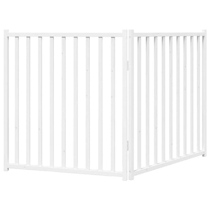 2-Tlg. Hundetor Faltbar 160 Cm Massivholz Tanne