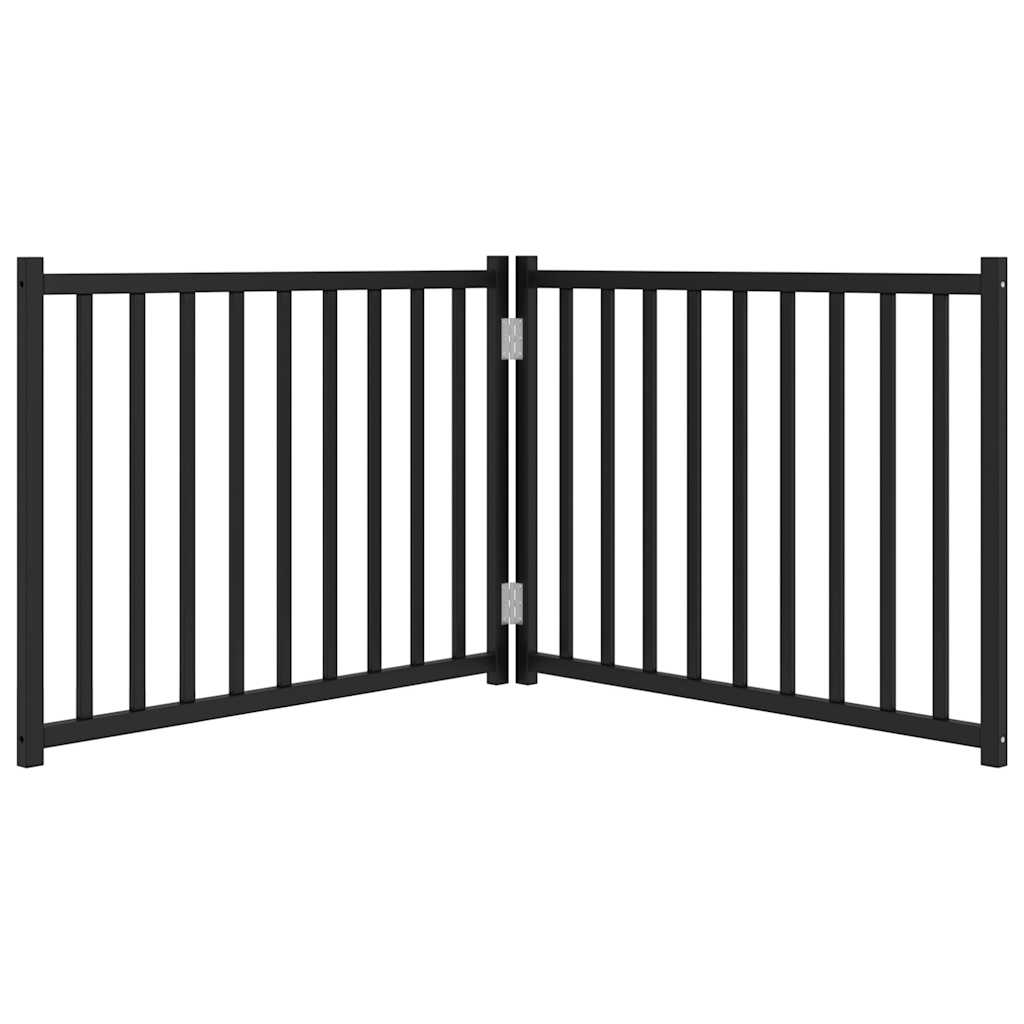 2-Tlg. Hundetor Faltbar 160 Cm Massivholz Tanne