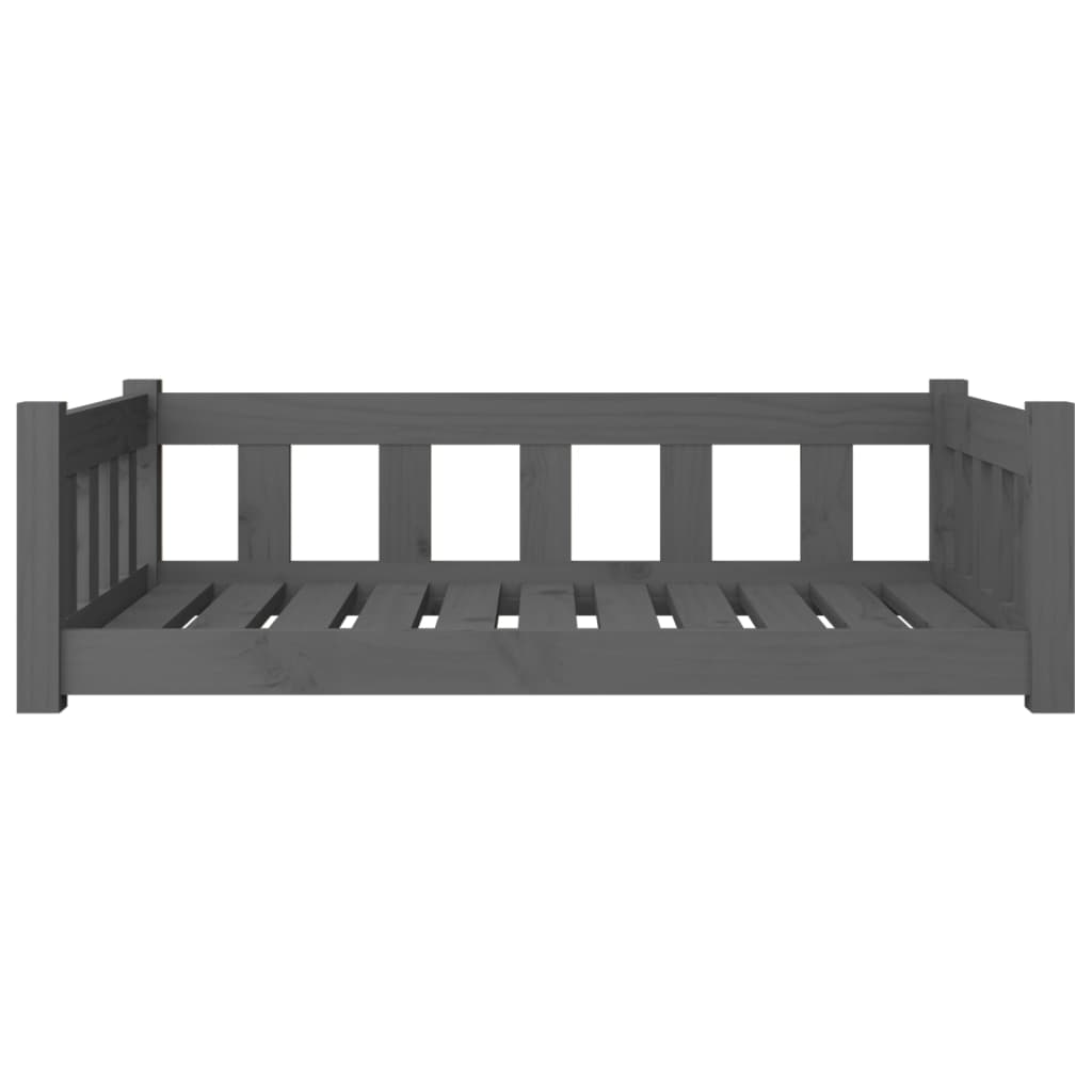 Hundebett 95,5X65,5X28 Cm Massivholz Kiefer