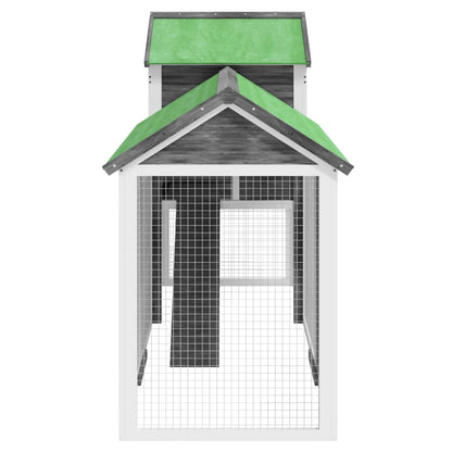 Hühnerstall 193X65X117 Cm Massivholz Kiefer