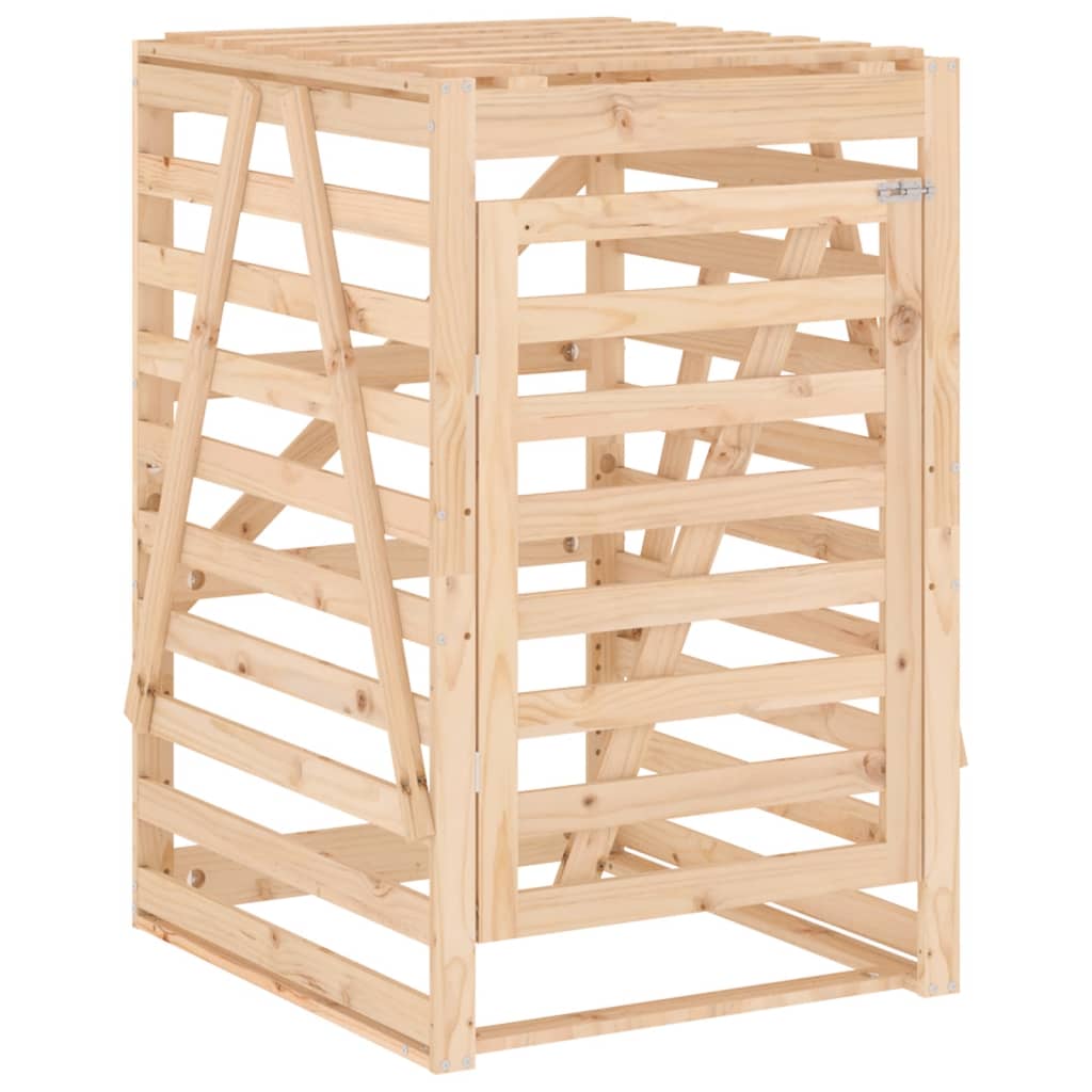 Mülltonnenbox Für 4 Tonnen Massivholz Kiefer