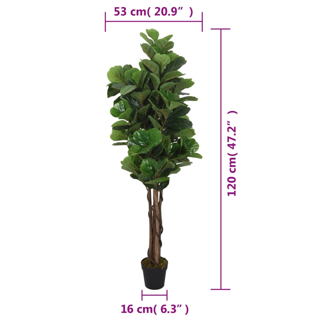 Feigenbaum Künstlich 134 Blätter Grün