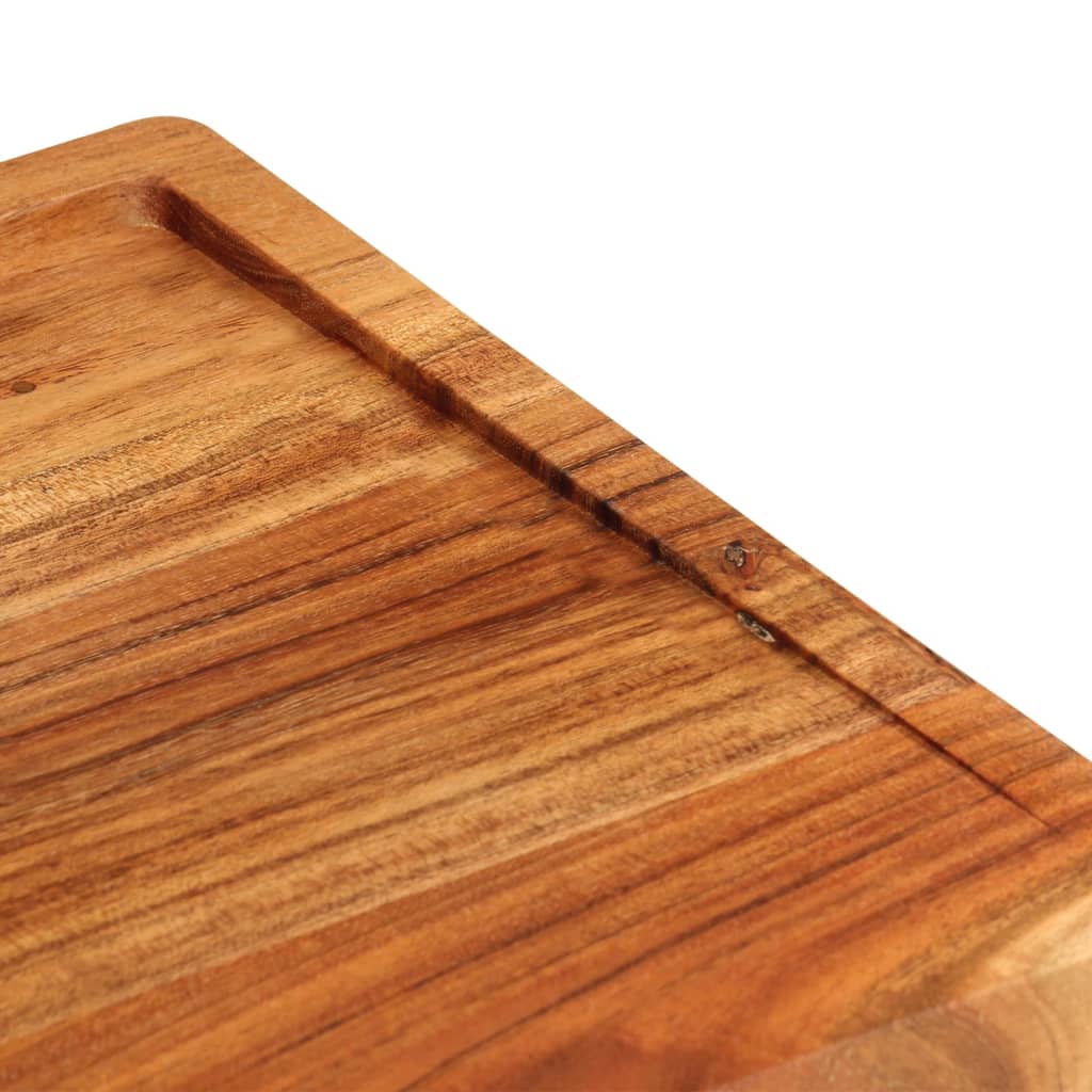 Schneidebrett 43X32X3,5 Cm Massivholz Akazie