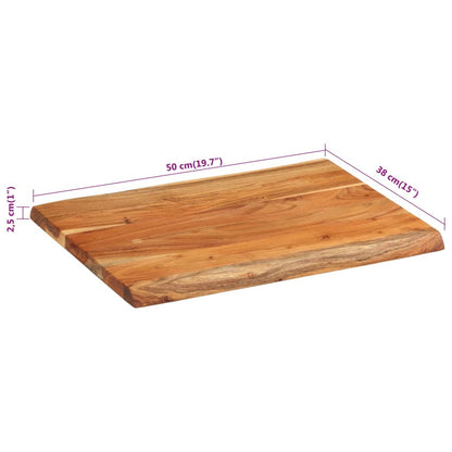 Schneidebrett 50X38X2,5 Cm Massivholz Akazie