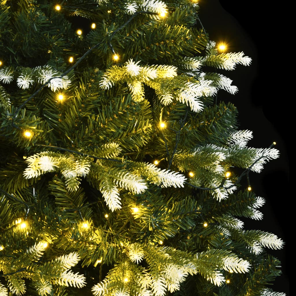 Künstlicher Weihnachtsbaum Klappbar 150 Leds Beschneit
