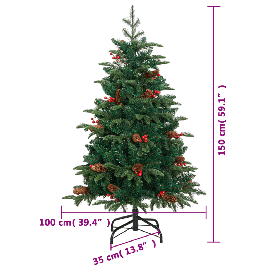 Künstlicher Weihnachtsbaum Klappbar 150 Leds