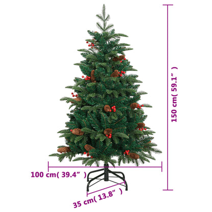 Künstlicher Weihnachtsbaum Klappbar 150 Leds