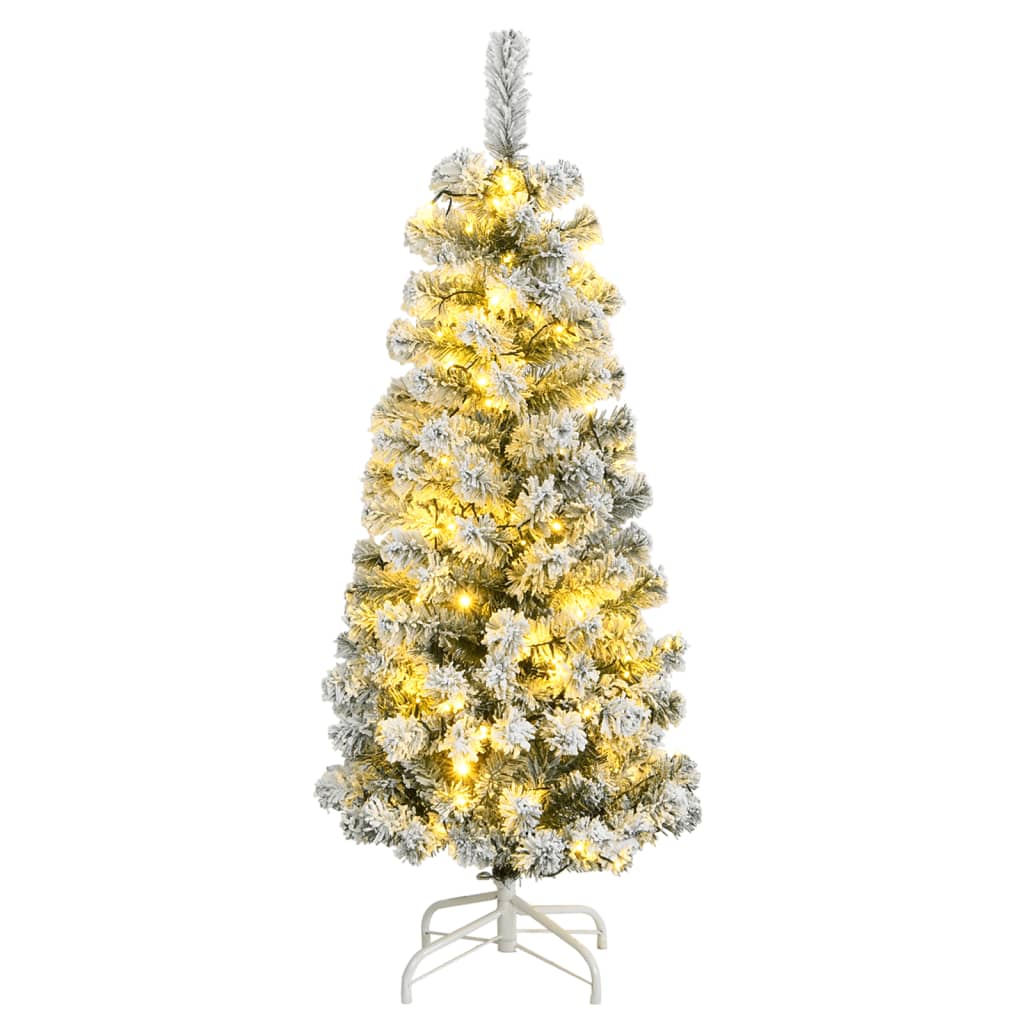Künstlicher Weihnachtsbaum Klappbar Beschneit