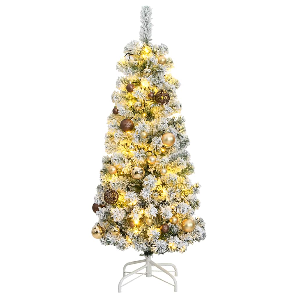 Künstlicher Weihnachtsbaum Klappbar Beschneit