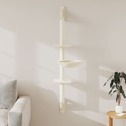 Kratzbaum Mit Kratzsäule Wandmontage 142,5 Cm