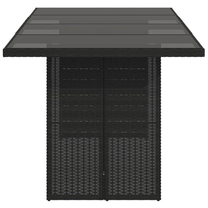 Gartentisch Mit Platte 190X80X75 Cm Poly Rattan