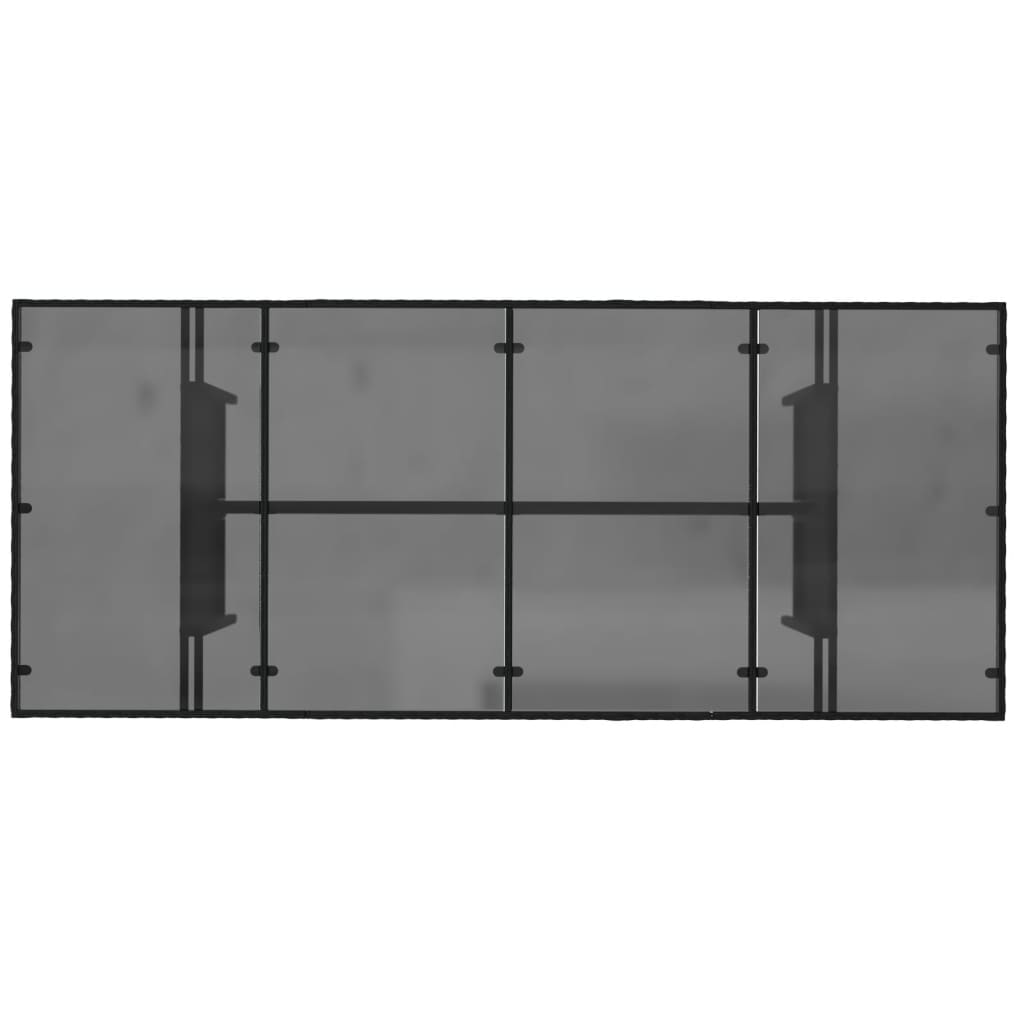 Gartentisch Mit Platte 190X80X75 Cm Poly Rattan