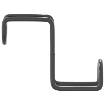 Trensenhalter 3 Stk. Schwarz Stahl