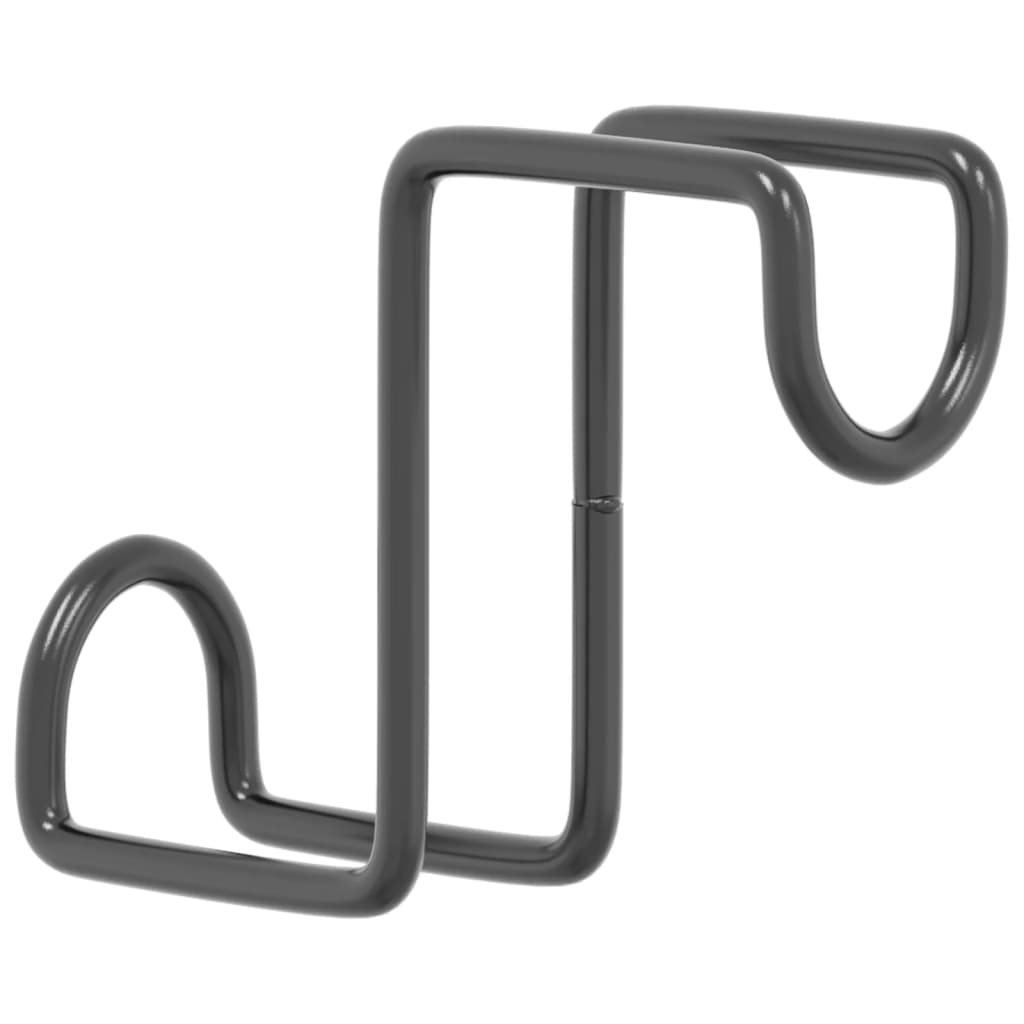 Trensenhalter 3 Stk. Schwarz Stahl