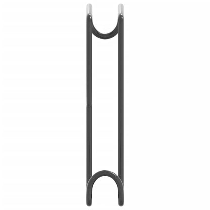 Trensenhalter 3 Stk. Schwarz Stahl