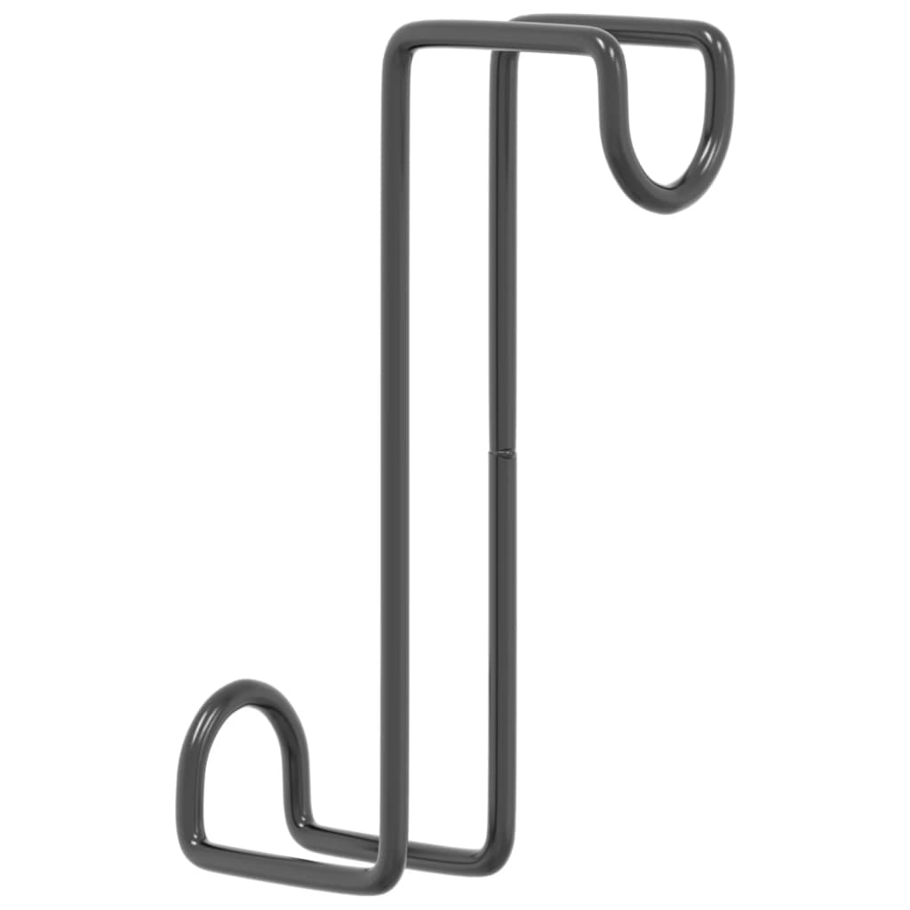 Trensenhalter 3 Stk. Schwarz Stahl