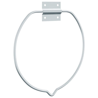 Eimerhalter Wandmontage Silbern Stahl