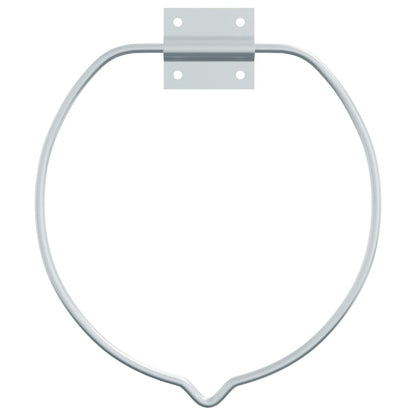 Eimerhalter Wandmontage Silbern Stahl